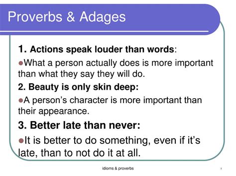 Proverbs, Sayings and Adages: What is the origin of the.